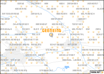 map of Geeneind