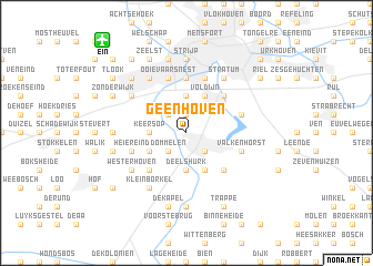 map of Geenhoven