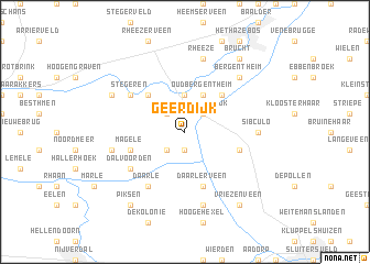 map of Geerdijk