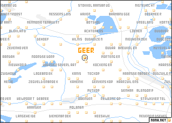 map of Geer