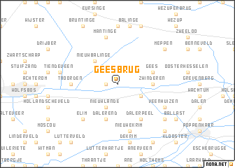 map of Geesbrug