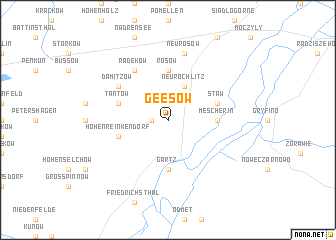 map of Geesow