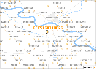 map of Geestgottberg