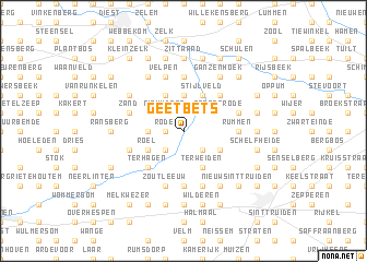 map of Geetbets