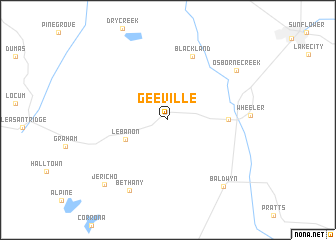 map of Geeville