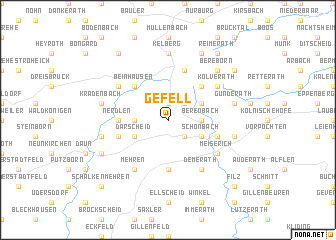 map of Gefell