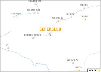 map of Gefenglou