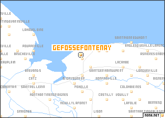 map of Géfosse-Fontenay