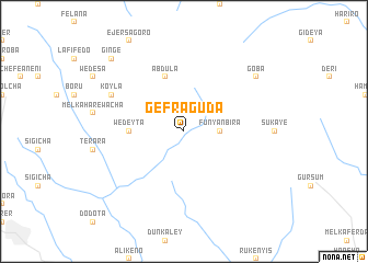 map of Gefra Guda