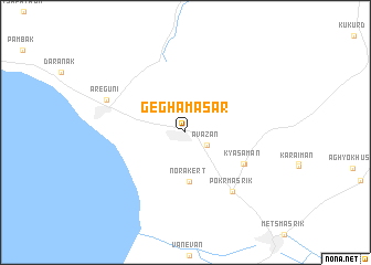 map of Geghamasar