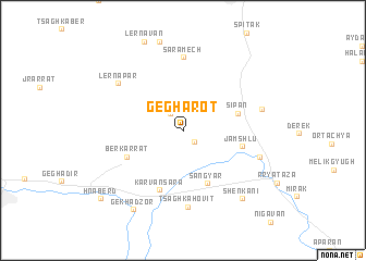 map of Gegharot