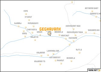 map of Geghavankʼ