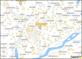 map of Gegiān