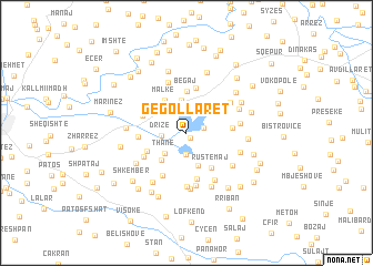 map of Gegollarët