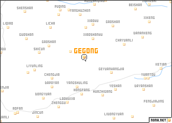 map of Gegong