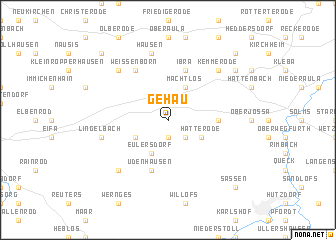 map of Gehau