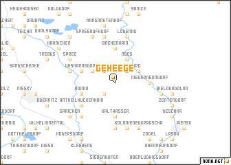 map of Geheege