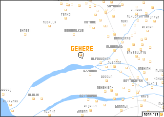 map of Gehere