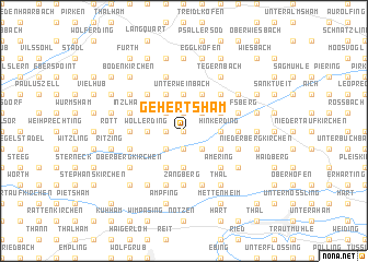 map of Gehertsham