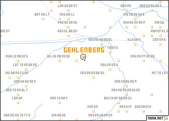 map of Gehlenberg