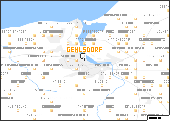 map of Gehlsdorf