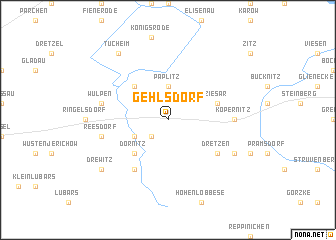 map of Gehlsdorf