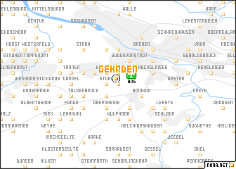 map of Gehrden