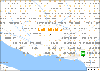 map of Gehrenberg