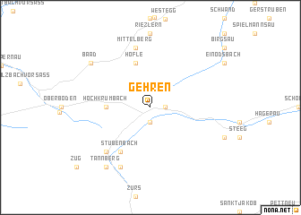 map of Gehren