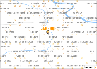 map of Gehrhof