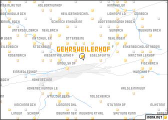 map of Gehrsweilerhof