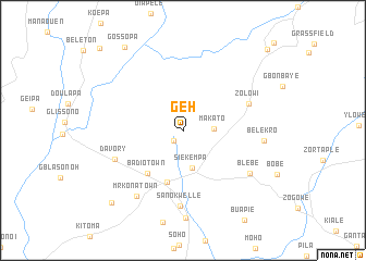 map of Geh