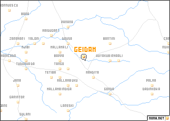 map of Geidam