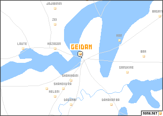 map of Geidam