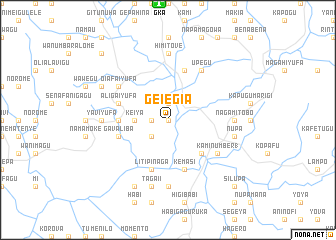 map of Geiegia