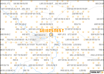 map of Geiersnest