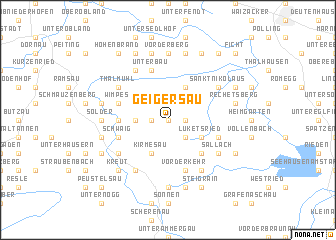 map of Geigersau