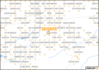 map of Geigers