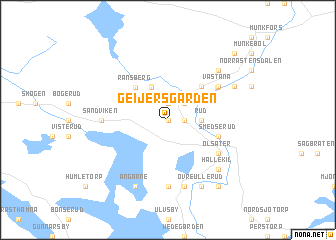 map of Geijersgården