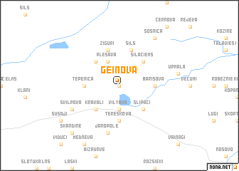 map of Geinova