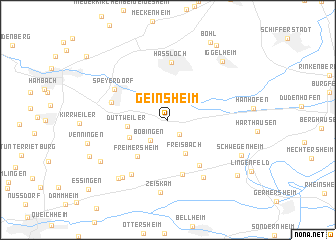 map of Geinsheim