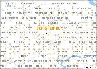 map of Geinsteinde