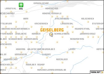 map of Geiselberg