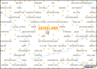 map of Geiselham