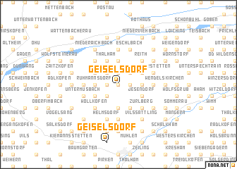 map of Geiselsdorf