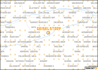 map of Geiselstorf