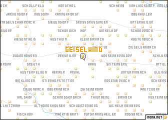 map of Geiselwind