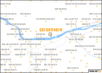 map of Geisenheim