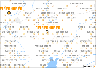 map of Geisenhofen