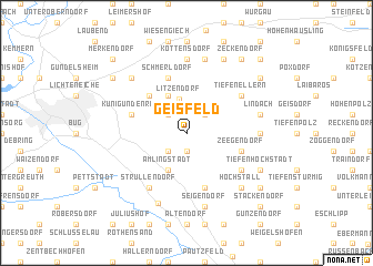 map of Geisfeld